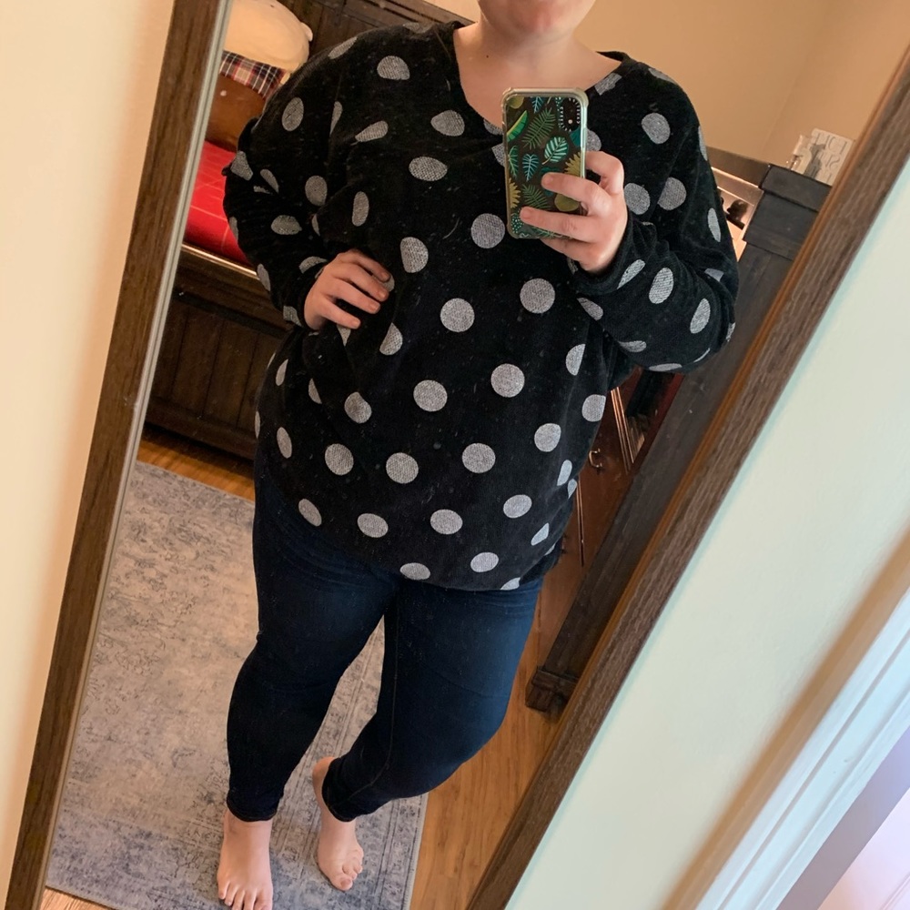 Polka Dot Plus sweater